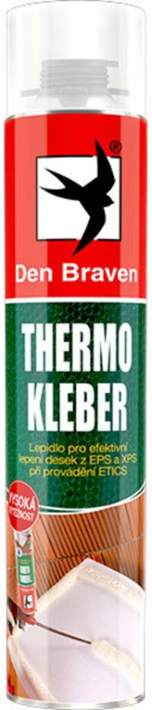 Den Braven Thermo Kleber 40221TH Pěna na lepení polystyrenu, fasádních  izolací 750ml od 142 Kč - Heureka.cz