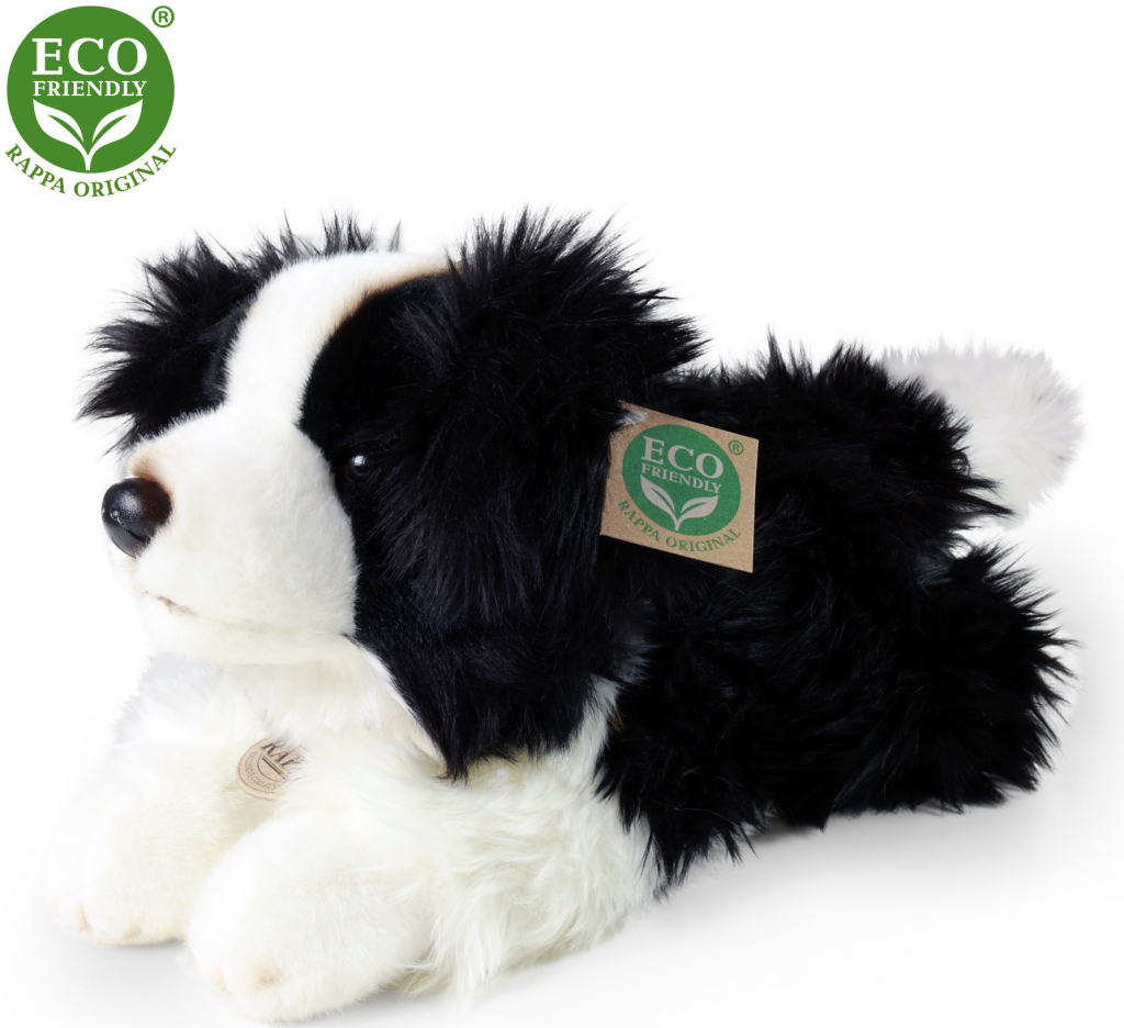 TechM Eco-Friendly pes Border kolie sedící 30 cm