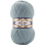 Alize Angora real 40 - 575 šedo-modrá – Zboží Mobilmania