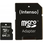Intenso microSDXC 64 GB Premium UHS-I 3423490 – Zboží Živě