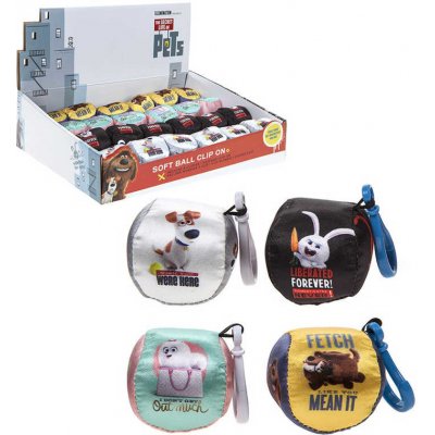 Klíčenka Tajný život mazlíčků soft míček 5cm různé druhy – Sleviste.cz