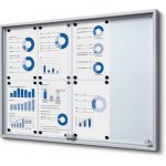 Showdown Displays Magnetická vitrína Slim, 8 x A4 – Zboží Živě
