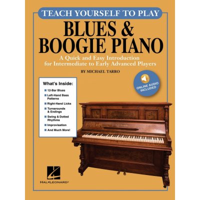 BLUES & BOOGIE PIANO + Audio Online učebnice pro mírně pokročilé samouky – Hledejceny.cz