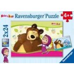 Ravensburger 090464 Máša a medvěd 2 x 24 dílků – Hledejceny.cz