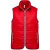 Pánská vesta Kariban vesta Quilted Bodywarmer K6116 prošívaná, pánská 1TE-K6116 červená
