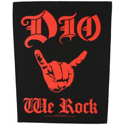 velká nášivka DIO - WE ROCK - RAZAMATAZ - BP1297 – Hledejceny.cz