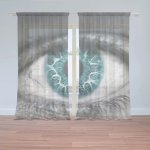 Záclony Modré oko: 2 ks - 150x250 cm - Sablio – Hledejceny.cz