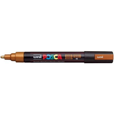 Uni Posca PC-5M metalická bronzová – Zboží Mobilmania