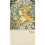Notes Alfons Mucha Zodiak, tečkovaný 13 × 21 cm – Zboží Živě