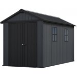 Keter Newton Plus Wide 11 x 7,5 šedý s podlahou – Sleviste.cz