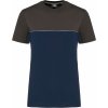 Pracovní oděv WK. Designed to Work Pánské pracovní dvoubarevné tričko WK304 Modrá námořní Šedá tmavá