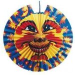Lampion diskový SLUNCE A HVĚZDY 45 cm – Zboží Dáma