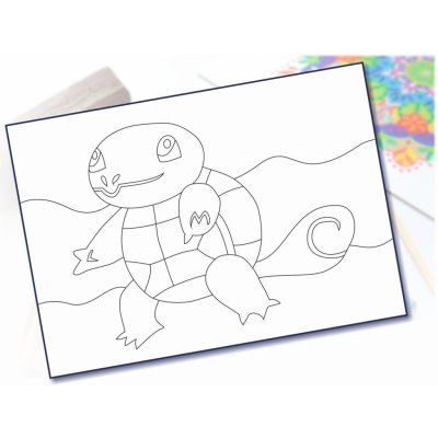 Radost v písku Šablona na pískování animák 2 A5 148 x 210 mm – Zboží Dáma