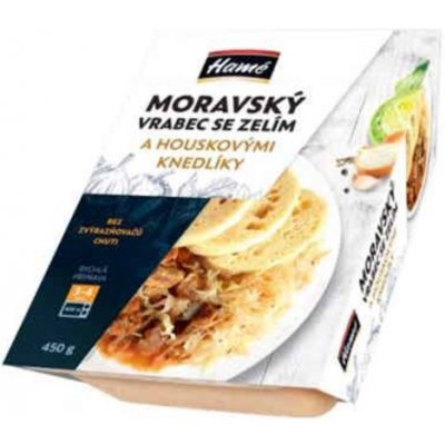 Hamé Moravský vrabec se zelím a knedlíkem 450 g – Zboží Dáma