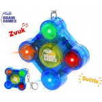 Přívěsek na klíče Mikro Trading Brain Games Memorická Hra 5x5cm Na Baterie Se Světlem A Zvukem – Zboží Mobilmania