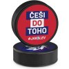 Hokejový puk Střída Sport Puk oboustranný Češi do toho tricolour