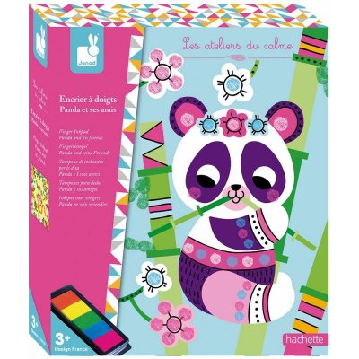 Janod Výtvarná sada prstové barvy Panda – Hledejceny.cz