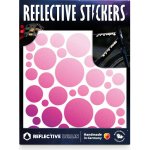Reflective Berlin Reflective Decals Bubbles Pink – Zboží Dáma