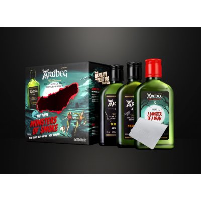 Ardbeg The Three Monsters of Smoke 46,7% 3 x 0,2 l (set) – Hledejceny.cz