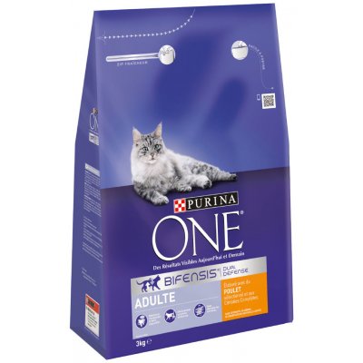 PURINA ONE Adult Chicken Wholegrain 2 x 3 kg – Hledejceny.cz