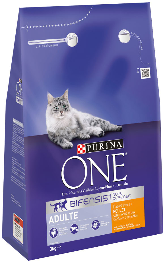 PURINA ONE Adult Chicken Wholegrain 2 x 3 kg