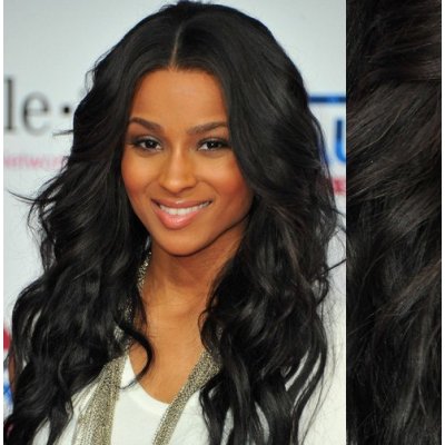 Tape in vlasy 53cm lidské vlnité PŘÍRODNÍ ČERNÉ – Sleviste.cz