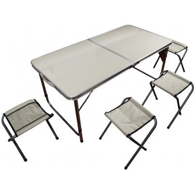 Rojaplast Campingový stůl a 4 stoličky XH120604 – Zboží Mobilmania