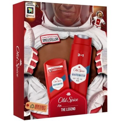 Old Spice Whitewater sada deostick 50 ml + sprchový gel 3v1 250 ml – Zboží Mobilmania