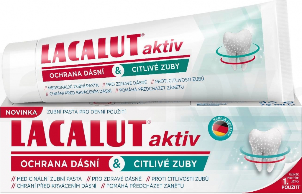 Lacalut Aktiv ochrana dásní&citlivé zuby 75 ml