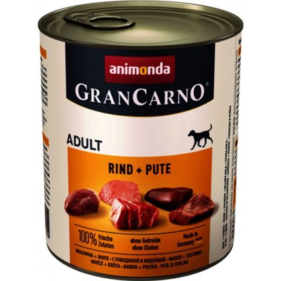 Animonda Gran Carno Adult hovězí & krůta 800 g