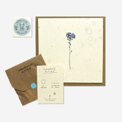 Přání se semínky pomněnky – Hledejceny.cz