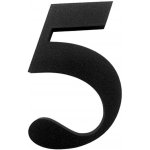 Domovní číslo popisné 5 na zateplenou fasádu barva černá, výška 170 mm – Sleviste.cz