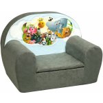 Fimex Dětské křesílko Afrika šedé – Zboží Dáma