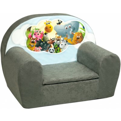 Fimex Dětské křesílko Afrika šedé – Zboží Dáma