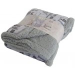 B.E.S. Petrovice deka s beránkem Winter Houses dárkové balení 150x210 – Hledejceny.cz