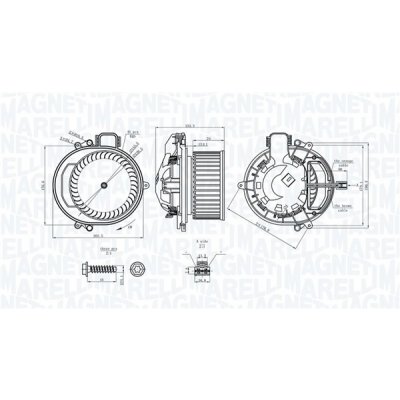 vnitřní ventilátor MAGNETI MARELLI 069412722010 – Sleviste.cz