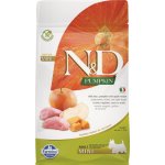 N&D Pumpkin Dog Adult Mini Grain Free Boar & Apple 0,8 kg – Zboží Mobilmania