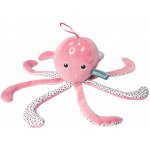 Hencz Toys edukační hračka šustík Chobotnice velvet růžová – Zboží Mobilmania
