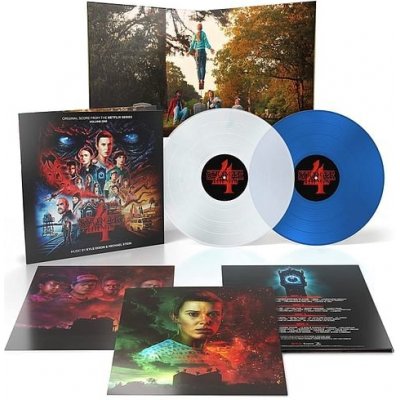 imago Soundtrack Stranger Things 4 - Vol.1 2 Clear & Blue LP – Zboží Mobilmania