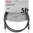 FENDER Professional Series Instrument Cable Straight-Angle 10 Black