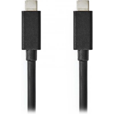 Nedis CCGP64020BK10 USB 3.2, zástrčka USB-C, zástrčka USB-C, 20Gbps, poniklovaný, 1m, černý – Zbozi.Blesk.cz