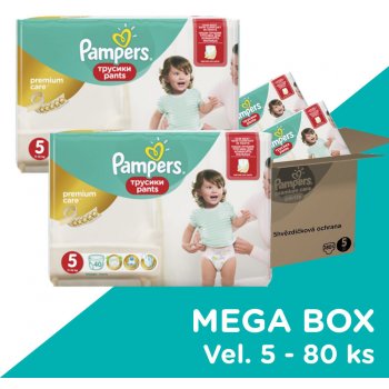 Pampers Premium Care Pants 5 80 ks