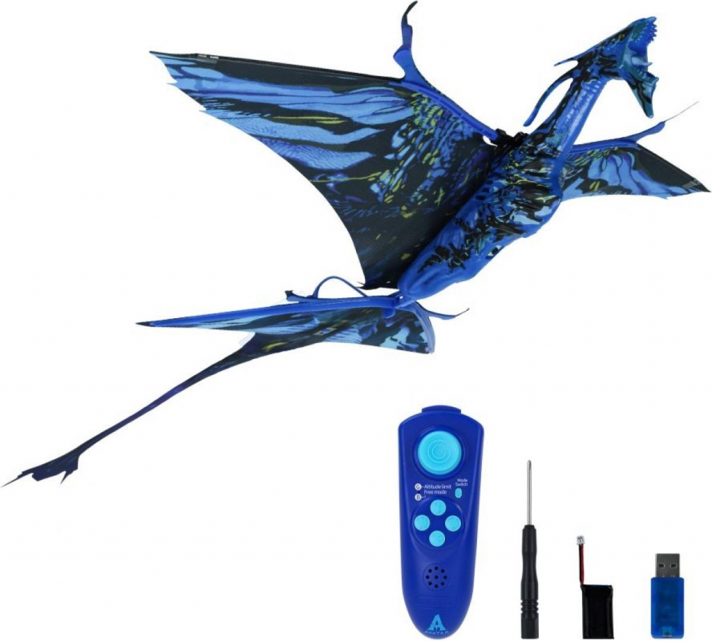 Zing RC Létající drak Banshee Avatar Deluxe RTR modrý 1:18