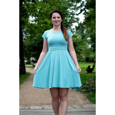 Jsem máma bambusové kojicí šaty mint – Sleviste.cz