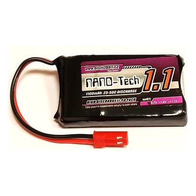 Bighobby Li-pol baterie 1100mAh 1S 25C 50C -NANO Tech