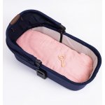 Tulimese Podložka do korbičky mušelínová puntíkatá korálová – Sleviste.cz