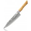 Kuchyňský nůž UG Grill Nůž Kiritsuke 20 34 cm Damašková ocel 73 olivové dřevo