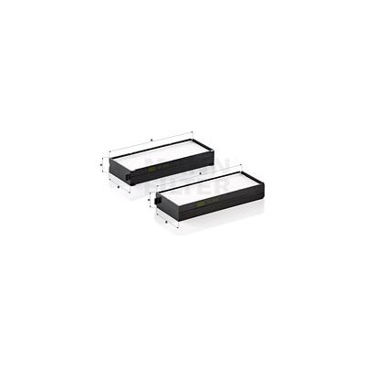Filtr, vzduch v interiéru MANN-FILTER CU 2542-2 – Hledejceny.cz