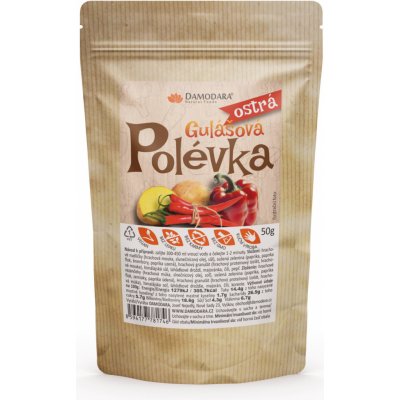 Damodara Polévka Gulášová ostrá vegan 50 g – Zboží Dáma