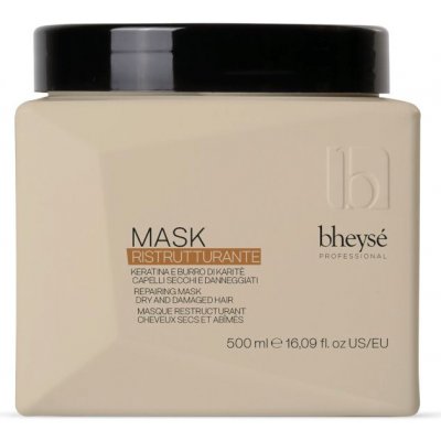 Bheysé Professional Ristrutturante Mask regenerační maska na vlasy s keratinem 500 ml